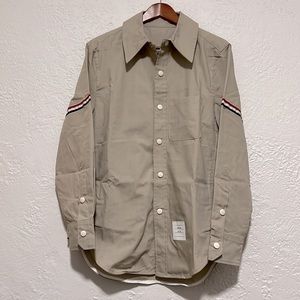 COPY - Taupe color button down shirt